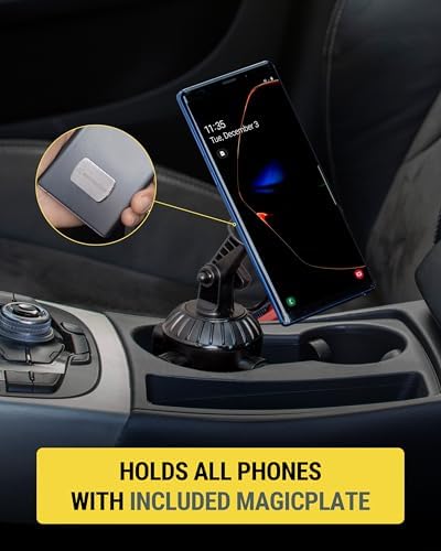 Scosche MPQ5 RKi-BP0 Magic Plate Replacement for Enhanced Compatibility with Scosche Magic Mount Systems – Ideal for Non-Magnetic & Charge Mounts, Optimized for Quick Installation and Device Security