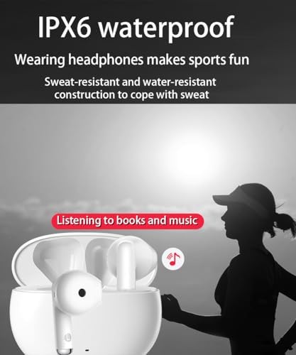 Revolutionary Bluetooth 5.3 Wireless Earbuds with Hi-Fi Stereo Sound, Advanced Noise Cancelling Mic, IPX7 Waterproof Rating, and All-Day Battery Life – Perfect for Music Lovers and Professionals on i Phone & Android Devices