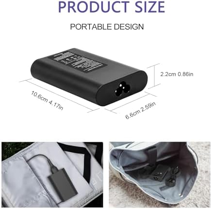 Dell 65 W USB-C Charger for Latitude, XPS & Chromebook – High-Speed Power Adapter for Multiple Models, Enhanced Performance & Compatibility, Ideal for Dell Inspiron 2-in-1 Devices – 12-Month Warranty & 30-Day Money-Back Guarantee