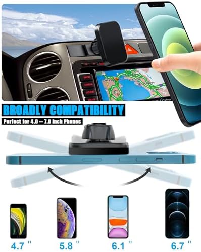 Experience Unmatched Convenience with the Premium Adjustable Car Phone Holder for Volkswagen Tiguan (2009-2017) – Hands-Free Magnetic Dash Mount for All Smartphones, Elevate Navigation and Connectivity Effortlessly