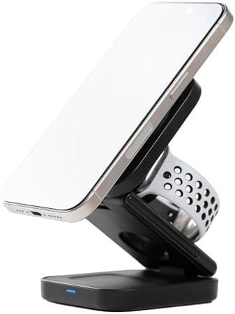 AT&T Professional Series 3-in-1 Magnetic Folding Charging Station – Ultimate Portable USB-C Power Hub for Multiple Device Compatibility, Enhanced Speed, and Safety Features for On-the-Go Professionals