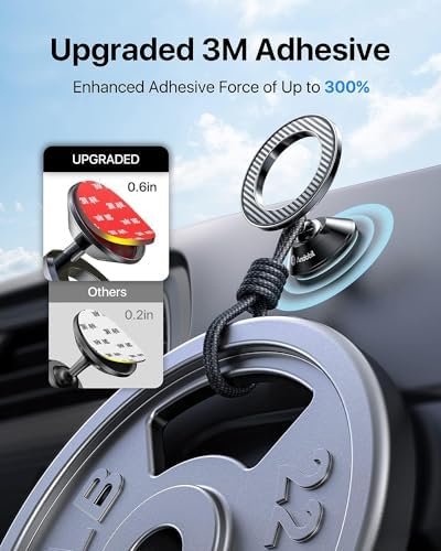 Revolutionize Your Drive with the Andobil Mag Safe Car Mount – Superior Magnetic Grip, Tool-Free Installation | All-Metal 360° Air Vent Holder for i Phone 16/15 & Samsung Galaxy S25, Effortless Navigation & Enhanced Safety on the Go