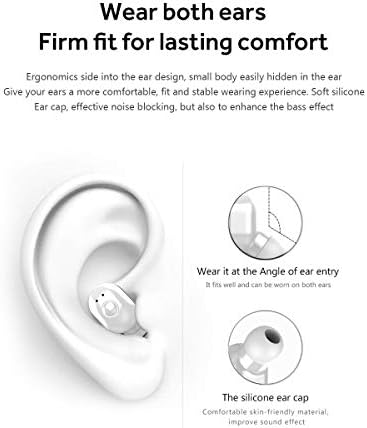Elevate Your Audio Experience: AIYIBEN Wireless Sports Bluetooth Earbuds with Advanced Noise Cancelling Technology for i Phone & Samsung Galaxy – Perfect for Active Lifestyles, Long Battery Life, and Seamless Connectivity in Sleek White Design