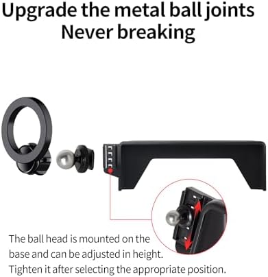 Maser Weller Premium Car Phone Holder for 2018-2022 Honda Accord: 360° Rotatable Mount with Mag Safe Compatibility – Secure Clip Design for Enhanced Safety and Convenience Without Blocking Air Vents – Ideal for 8-Inch Screens and Daily Use