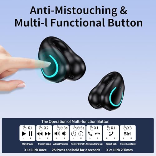 Revolutionary Open Ear Bone Conduction Wireless Earbuds with Bluetooth 5.3 – Ergonomic Sports Headphones Featuring Secure Earhooks, IPX7 Waterproof Rating, and Built-in Microphone for Unmatched Comfort and Surrounding Awareness During Outdoor Activities and Workouts