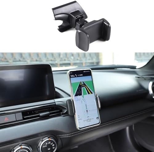 Mazda MX-5 ND 2016-2024 Air Vent Phone Holder Mount – Universal Smartphone Car Mount for Hands-Free Navigation and Communication, Quick Install, 360-Degree Adjustable Viewing Angle, Essential Driving Accessory for Enhanced Safety and Convenience