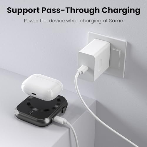 Ultimate 3-in-1 Magnetic Power Bank – 5000 m Ah Wireless Charger for i Phone 16/15/14/13/12, Apple Watch & Air Pods – 22.5 W Fast Charging, Lightweight Portable Battery Pack with LED Status Indicators – Enhanced Compatibility for On-the-Go Power Solutions