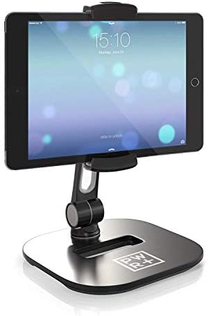 Premium 360-Degree Swivel Tablet and Phone Stand – Adjustable Holder for 4 to 11-Inch Devices Like i Pads and Samsung Galaxy – Ideal for Kitchen, Office, and Bedroom Use – Boost Productivity with Hands-Free Operation and Optimal Viewing Angles – Lightweight, Sturdy Design with Non-Slip Pads for Enhanced Stability and Scratch Resistance – Transform Your Device Experience and Maximize Multitasking Efficiency
