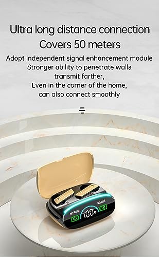 Maplebloom Bluetooth Wireless Earbuds – Advanced 5.3 Connectivity, IPX7 Waterproof Design, Touch Control, and Deep Bass Audio for Unmatched Listening – Ideal for Active Lifestyles and Crisp Calls