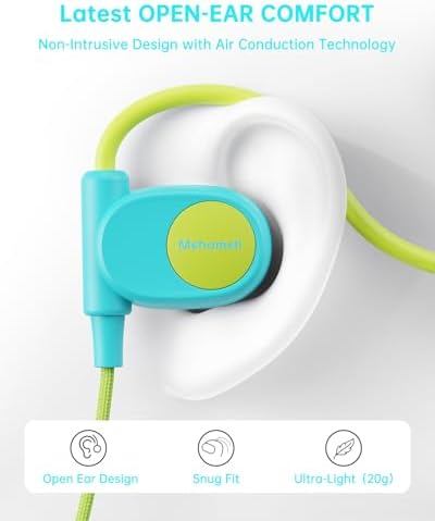 Kid-Friendly Open Ear Headphones – Vibrant Purple Lightweight Design for School and Outdoor Fun – Safe Air Conduction Technology with 3.5 mm Jack – Ultimate Comfort and Hearing Protection for Young Explorers