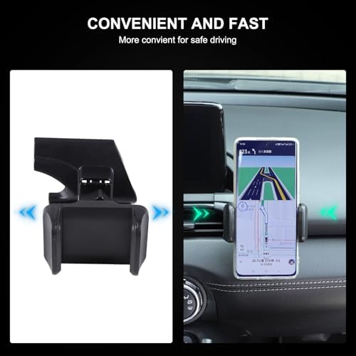 Mazda MX-5 ND 2016-2024 Air Vent Phone Holder Mount – Universal Smartphone Car Mount for Hands-Free Navigation and Communication, Quick Install, 360-Degree Adjustable Viewing Angle, Essential Driving Accessory for Enhanced Safety and Convenience
