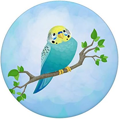 Pretty Parakeet Budgie PopSockets Grip and Stand for Phones and Tablets – Enhanced Compatibility and Speed