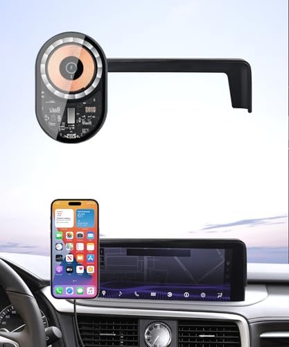 Lexus RX/RX Hybrid 2020-2022 Premium Wireless Charging Phone Holder – 360° Rotating Magnetic Mount for Effortless Hands-Free Navigation & Enhanced Charging Efficiency – Sleek Design for Modern Drivers – Ultimate Car Accessory for Seamless Connectivity