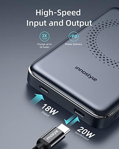 Ultimate Magnetic Wireless Power Bank for i Phone – 10000 m Ah Slim Charger with 20 W Fast Charging – Perfect Travel Companion for Seamless Outdoor Power – Enhanced Magnetic Attachment for i Phone 16/15/14/13/12 Models – Lightweight & Compact Design for Easy Portability – Advanced Multi-Protection System for Safe Charging – Ideal for Daily Use and Extended Adventures