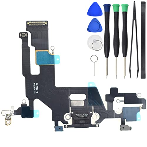 Revive Your i Phone 11’s Performance with Premium USB Charging Port Jack Flex Cable – Enhanced Microphone & USB 2.0 Speed for Effortless Data Transfer and Seamless Compatibility