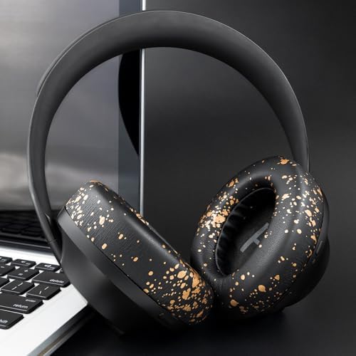 Upgrade Your Bose 700 Headphones with SOULWIT Luxurious Replacement Earpads – Premium Protein Leather & High-Density Foam for Optimal Noise Isolation and Comfort – Stylish Purple-Black Design Perfect for Audiophiles & Casual Listeners