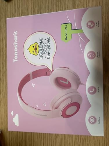 Comfortable Pink Headphones for Kids with Microphone – Safe Listening Technology at 85/94 d B, Foldable & Portable for School and Travel, Includes Stylish Carrying Case – Ideal for Young Girls Who Love Music and Learning