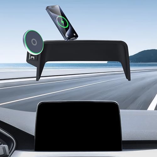 Car Phone Holder for 2020-2025 Ford Escape Accessories Apply to 8 Inch Touch Screen 15W Fast Wireless Charger Screen Fixed Clip Cell Phone Mount Hands-Free 360 Degree Rotation – Enhanced Compatibility and Speed