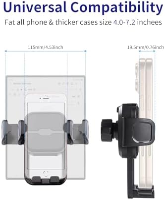 Car Phone Holder for 2021-2025 Audi Q5/2020-2025 A5/S5/RS5/20-25 A4/S4, 360° Rotation, 10.1 inch Screen Fixed Clip, Auto Accessories Navigation Bracket – Enhanced Compatibility and Speed