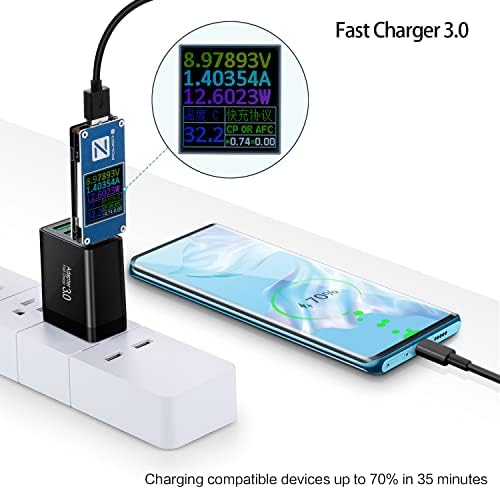 Ultra-Fast 3-Pack 4-Port USB Wall Charger for i Phone, Samsung, Pixel – Multi-Device Power Adapter with Quick Charge 3.0 Technology, Compact Travel Charging Station for Home and Office Use, i Seeker Kit Adapter for Seamless Compatibility and Efficiency