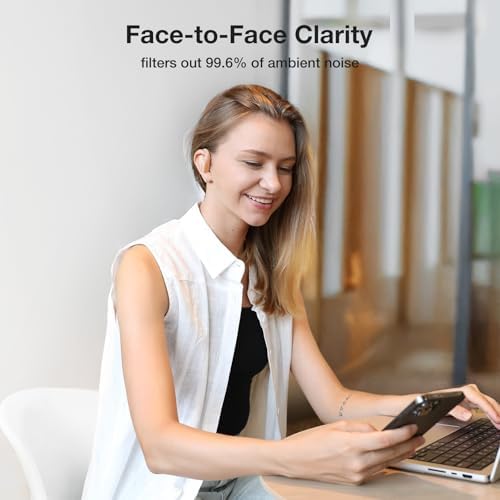 Elevate Your Sound Journey with CT3 Open Ear Bluetooth Headphones – 32-Hour Playtime for Endless Enjoyment, IPX5 Waterproof for Active Lifestyles, and Advanced 4-Mic ENC for Clear Conversations – Tailored EQ App and Ergonomically Designed Earhooks for Ultimate Comfort During Workouts, Running, or Cycling – Seamless Bluetooth 5.4 Connectivity for Uninterrupted Listening Experience