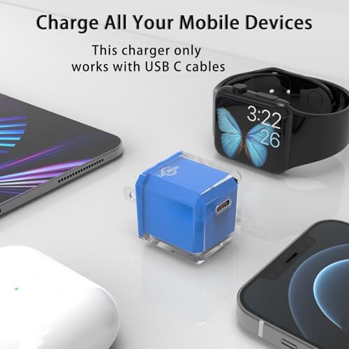 20 W USB C Fast Charger Block for i Phone 16/15/14/13 Series – Compact PD 3.0 Wall Adapter with No Cord Design for Ultimate Portability and Rapid Charging Efficiency