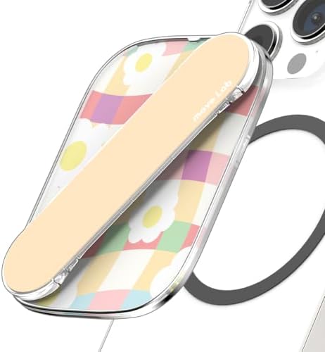 Transform Your Smartphone Experience with the Motion Grip Magnetic Phone Holder – 360-Degree Rotatable for Unmatched Flexibility, Mag Safe Compatible for Effortless Wireless Charging, and Chic Flower Pattern for a Stylish Touch – Perfect for Hands-Free Use and Everyday Convenience