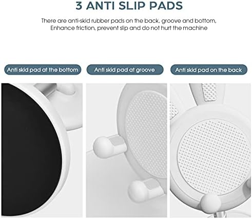 OATSBASF Cute Cell Phone Stand, Adjustable Bunny Phone Stand for Desk, Thick Case Friendly Holder Compatible with iPhone, Kindle, iPad, Switch, All Phones (Pink) – Enhanced Compatibility and Speed