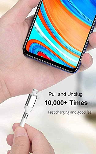 Upgrade Your Charging Game: 2 Pack Micro USB 2.0 Magnetic Charging Cables – 3 FT Fast Data Transfer & Effortless Connection for All Micro USB Devices