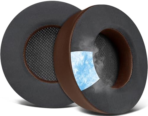 Upgrade Your Gaming Experience with SOULWIT Cooling Gel Ear Pads for Corsair Virtuoso RGB Wireless XT SE – Premium Noise Isolation Cushions for Enhanced Comfort and Performance, Ergonomically Designed for Long Sessions, Easy Installation, Sleek Black Finish