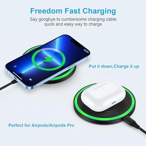 15 W Ultra-Fast Wireless Charging Pad with QC Adapter – Universal Charger Mat for Samsung Galaxy S25/S24/S23 Ultra & i Phone 16/15/14/13 Pro Max – Sleek Design, Enhanced Safety, and Rapid Power Delivery for Busy Lifestyles