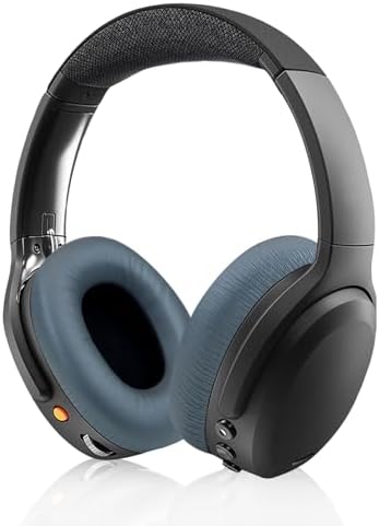 Ultimate Memory Foam Replacement Earpads for Skullcandy Crusher ANC 2 – Exceptional Noise Isolation and Unmatched Comfort for Enhanced Audio Experience, Ideal Fit for Wireless Headphones (Sleek Black)