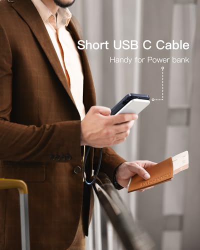 Experience Unmatched Connectivity with CONMDEX 10 Gbps USB C Cable [6 ft, 2-Pack] – Fast Charging & High-Speed Data Transfer for i Phone 16 Plus, 16 Pro Max, Samsung Galaxy S25 – Ultimate Android Auto & Device Compatibility in Sleek Black Design for Seamless Performance and Durability