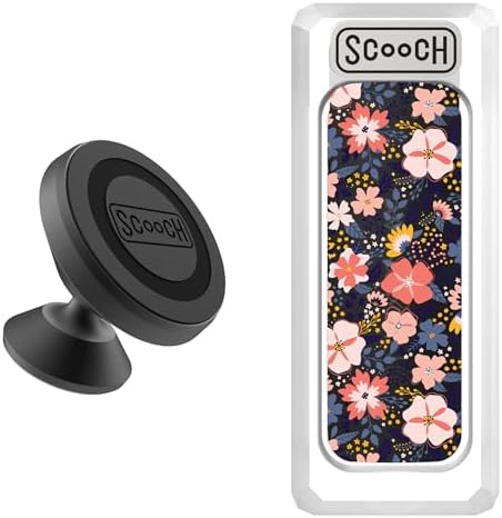 Versatile Scooch Wingback | Innovative Snap Out Phone Grip and Stand for All Smartphone Models – Effortless Two-Way Viewing with Magnetic Car Mount Compatibility – Ideal for Cooking, Video Streaming, and Hands-Free Use – Universal Fit for Any Case and Surface