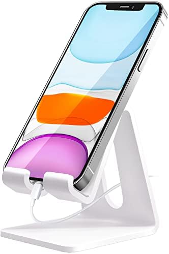 Crpich Acrylic Cell Phone Stand, Portable Phone Holder, Clear Phone Stand for Desk, Compatible with Phone16 15 14 13 12 Pro Max 11 Xr Plus SE, Switch, Android Smartphone, Pad, Desk Accessories, 2 Pack – Enhanced Compatibility and Speed