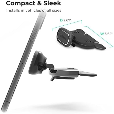 i Ottie i Tap 3 Magnetic Dashboard Smartphone Holder – Universal Car Mount for i Phone & Android with Mag Safe Support, Effortless One-Hand Operation, Quick Adhesive Setup for Secure and Safe Driving