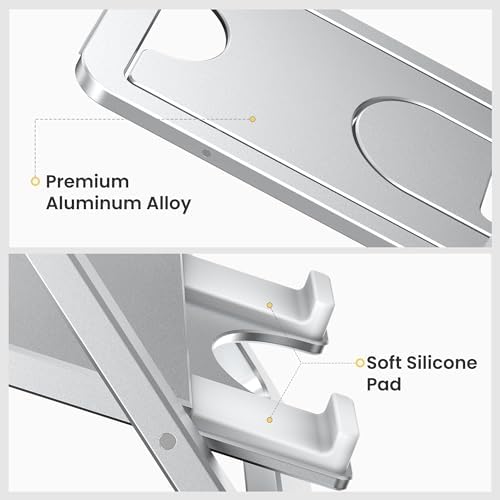 Discover the Itramax Foldable Tablet Holder: Your Ultimate Adjustable Aluminum Stand for Enhanced Productivity and Comfort. This portable accessory is engineered for seamless compatibility with a variety of devices including i Pad 9, 8, 7, Air 2, Mini, Samsung Tab, Steam Deck, Switch, Kindle Fire Scribe, and ROG Ally. Enjoy optimal viewing angles and heights, allowing you to work, watch movies, or game without discomfort. Crafted from durable aluminum, this foldable design ensures stability and longevity, making it perfect for home or travel. The anti-slip pads guarantee a secure grip while protecting your devices from scratches. Elevate your workspace with the sleek, functional Itramax Foldable Tablet Holder, transforming any environment into an organized and efficient setup. Whether for professional use or leisure, enhance your tablet experience today with this must-have desk accessory that marries style and practicality.