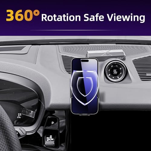 Porsche Cayenne 2024-2025 Custom Car Phone Holder – 360-Degree Adjustable Cradle for 4-7 Inch Smartphones – Effortless Installation & Quick-Release Feature – Elevate Safety & Style in Your Vehicle