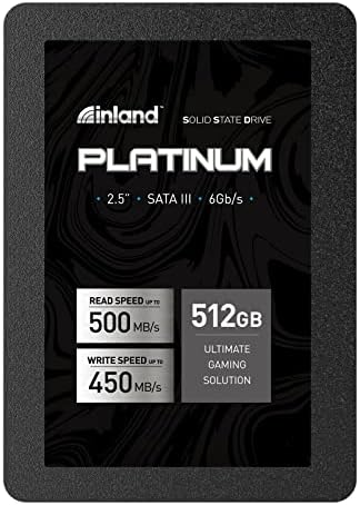 Transform Your Tech with INLAND Platinum 1 TB SATA III SSD – Ultra-Fast 2.5″ Solid State Drive Featuring Advanced TLC 3 D NAND for Superior Performance and Reliability, Ideal for Gamers and Creatives
