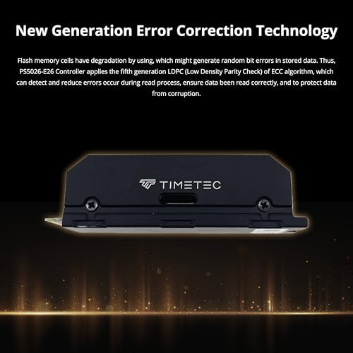 Timetec 512 GB NVMe PCIe Gen3 M.2 2280 SSD – Unmatched Speed and Reliability for Gamers and Creators – Experience Blazing Read Speeds of Up to 2,000 MB/s and Write Speeds of 1,600 MB/s – Perfect Upgrade for Enhanced Performance and Seamless Multitasking in PCs and Laptops – Elevate Your Data Storage with Advanced 3 D NAND Technology for Lasting Durability and Lightning-Fast Transfers – Compact M.2 2280 Form Factor Designed for Effortless Installation and Maximum Compatibility – Transform Your Workflow and Gaming Experience with a High-Performance Solid State Drive That Redefines Speed and Efficiency.