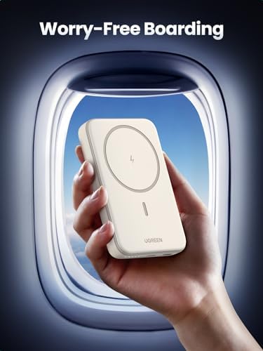 UGREEN Magnetic Power Bank – 10,000 m Ah Wireless Portable Charger for i Phone 16/15/14 Series | PD 20 W Fast Charging Battery Pack with USB-C for Effortless Mag Safe Compatibility | Sleek, Lightweight Design for Ultimate Convenience and Reliability