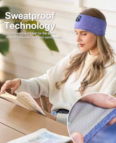 Perytong Wireless Bluetooth Sports Headband Headphones – Ultimate Comfort & Crystal-Clear Sound for Sleep, Yoga & Jogging – Perfect for Insomnia Relief, Meditation, and Easy Device Pairing