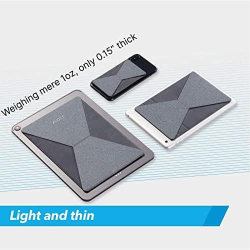 Revolutionize Your Tablet Experience with the MOFT Invisible Adhesive Slim Stand – Adjustable Support for Tablets Up to 12.9” in Space Gray – Perfect Blend of Portability, Style, and Functionality for Seamless On-the-Go Use