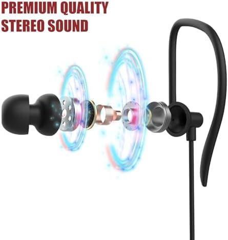 USB C Wired Earbuds with HD Microphone – Premium Noise-Isolating In-Ear Headphones for i Phone 16/15 Pro Max & Samsung Galaxy Devices – Exceptional Sound Quality & Integrated Volume Control – Lightweight, Portable Design for Music & Calls – Enhanced Compatibility with Galaxy Z Flip 5, Pixel 8, and More