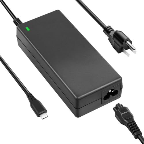 90 W USB-C Type-C Laptop Charger for Lenovo Think Pad & More – High-Speed Power Adapter for Enhanced Device Compatibility, Ideal for Yoga, Idea Pad, X1 Carbon, and Dell XPS Series – Reliable Performance with 12-Month Warranty and 30-Day Return Policy