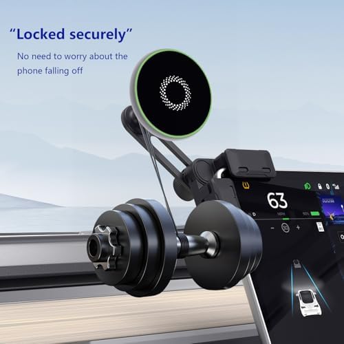 Experience Unmatched Convenience with the Topfit Tesla Wireless Charging Phone Mount – Magnetic Holder for Model Y (Juniper) & Model 3 (Highland), Perfectly Engineered for Seamless Smartphone Access and Rapid Charging. Elevate Your Drive with Effortless Installation and a Sleek Design That Complements Your Tesla’s Aesthetic While Ensuring a Secure Grip on Your Device. Enjoy Hands-Free Navigation and Calls, Enhanced Safety, and Eliminate Cord Clutter with this Durable, High-Quality Accessory. Ideal for Tech-Savvy Tesla Owners Seeking Functionality and Style in One Innovative Solution.