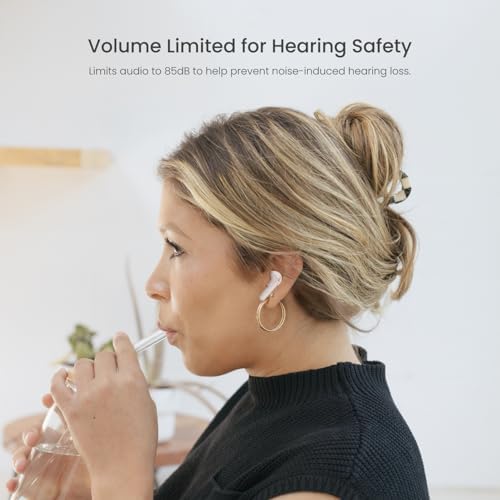 Puro Quiet-Air True Wireless Earbuds: Advanced Active Noise Cancellation with Safe Volume Limiting for All Ages, Ergonomic and Lightweight Design for Ultimate Comfort, Exceptional Call Clarity, and Effortless Device Connectivity for a Premium Audio Experience