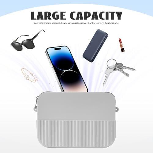 Yofidra Premium Universal Silicone Phone Holder for Bogg Bags – Effortless Mobile Accessory for Beach Adventures – Lightweight, Durable Design for Most Smartphones – Quick Installation for Hassle-Free Travel