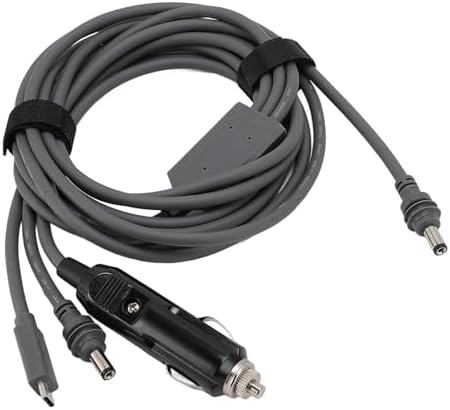Zunate 3-in-1 Mini Cable for Mini Power, High Speed USB C/DC to DC/Car Charger Adapter Cord Replacement Cable, Accessories (20m) – Enhanced Compatibility and Speed