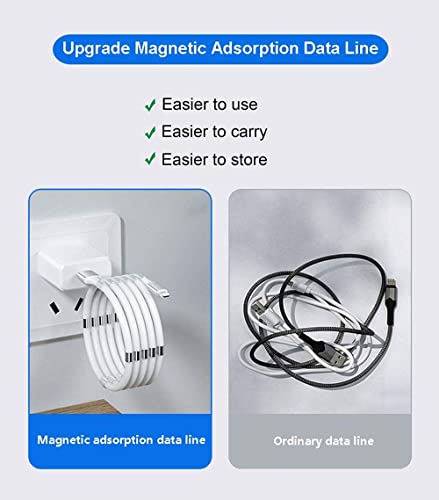 Upgrade Your Charging Game: 2 Pack Micro USB 2.0 Magnetic Charging Cables – 3 FT Fast Data Transfer & Effortless Connection for All Micro USB Devices